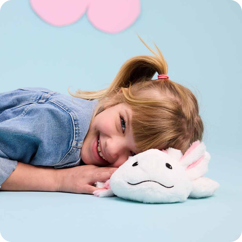 White Axolotl Warmies - Modern Blend