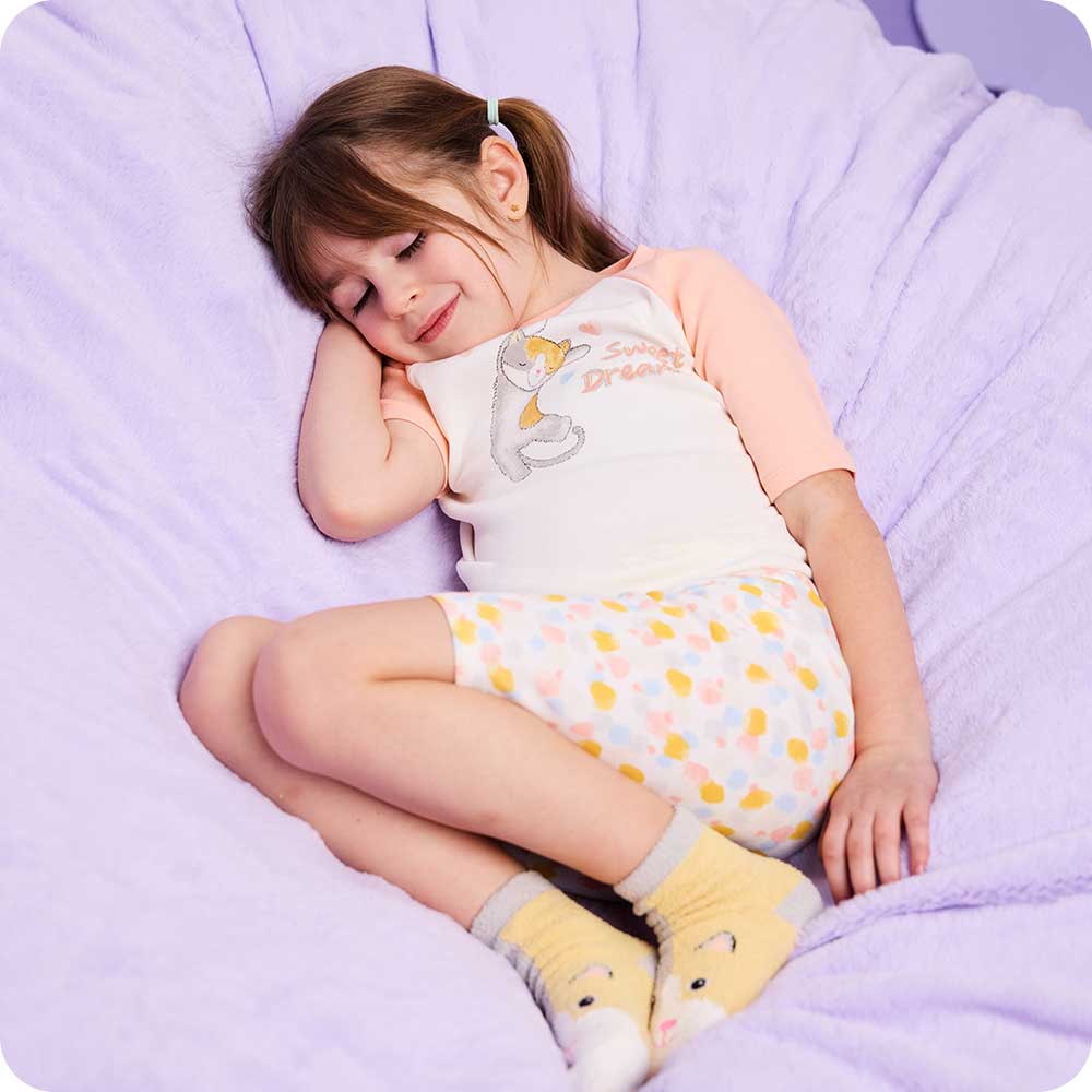 Calico Cat Shorties Pajamas - Rest Easy
