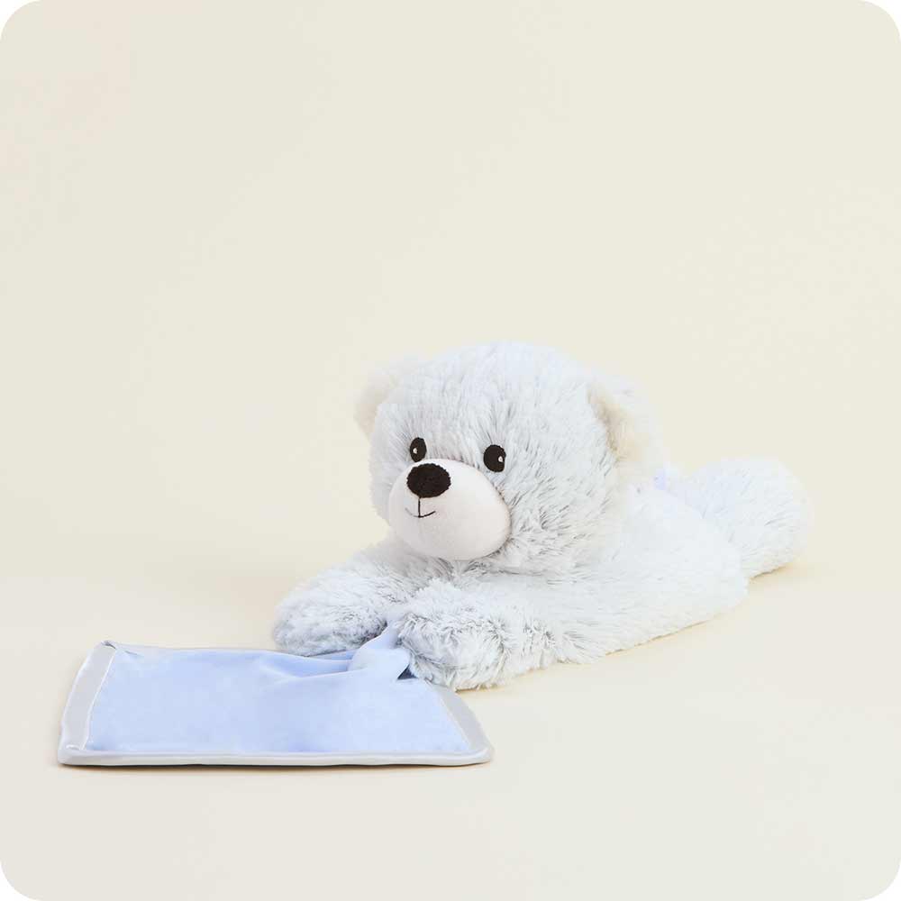 Marshmallow Bear Blankie Warmies - Modern Blend