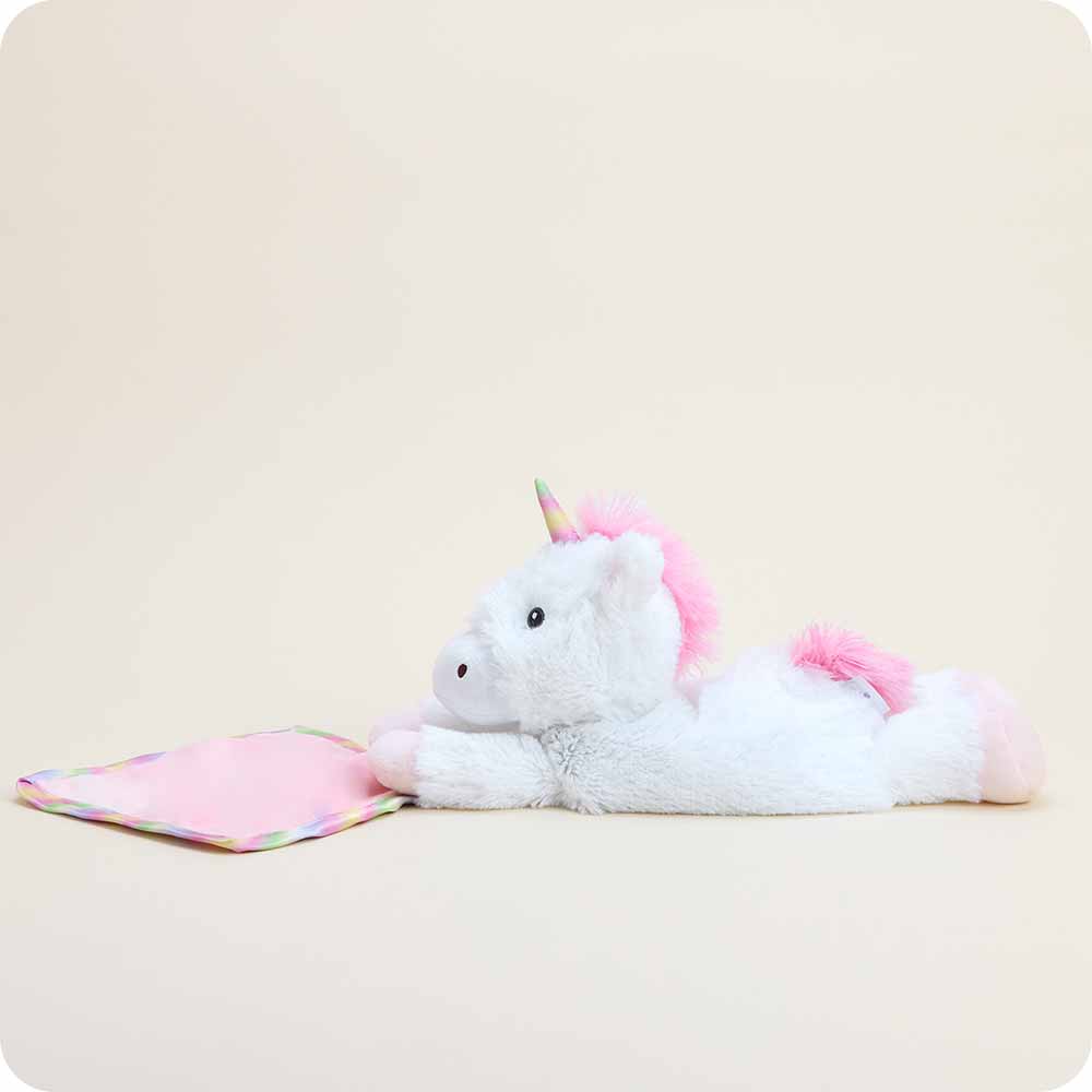 Unicorn Blankie Warmies - Soft Glow