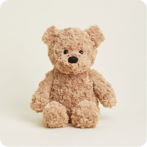 Brown Curly Bear Warmies - Modern Blend