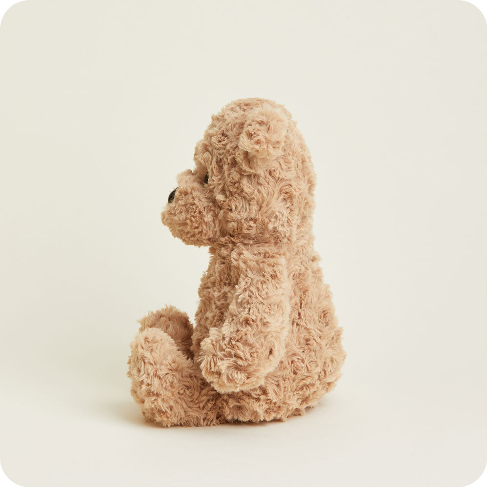 Brown Curly Bear Warmies - Modern Blend