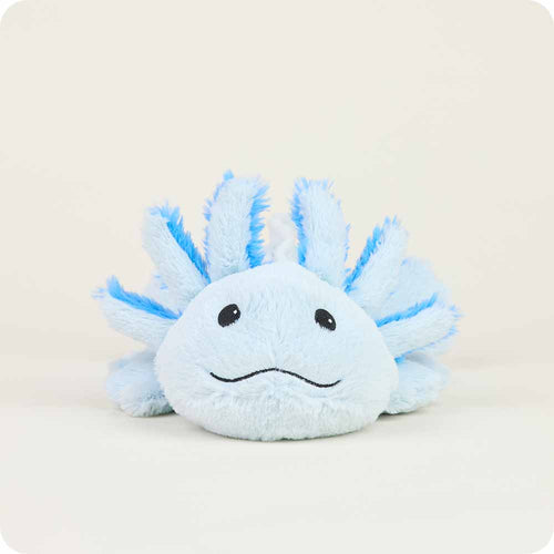Blue Axolotl Warmies - Cozy Glow