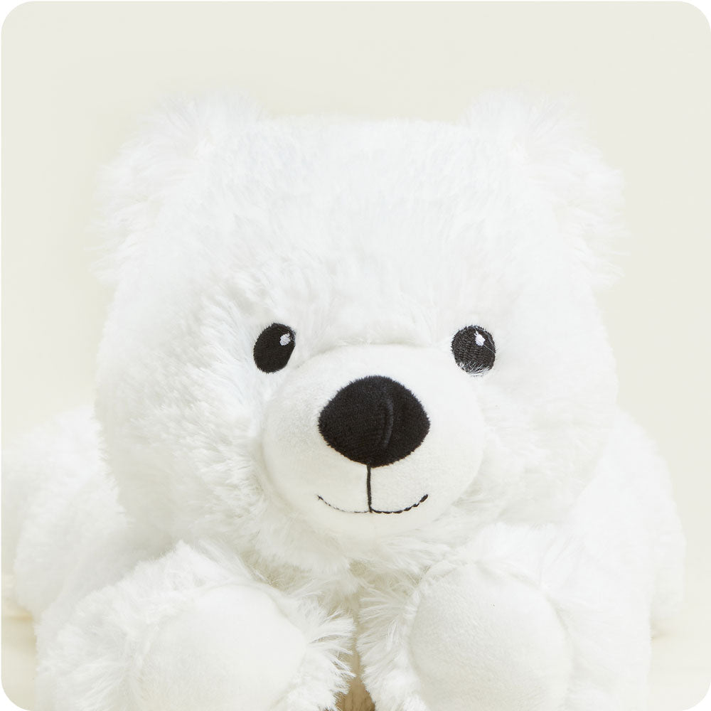 White Bear Warmies - Soft Glow