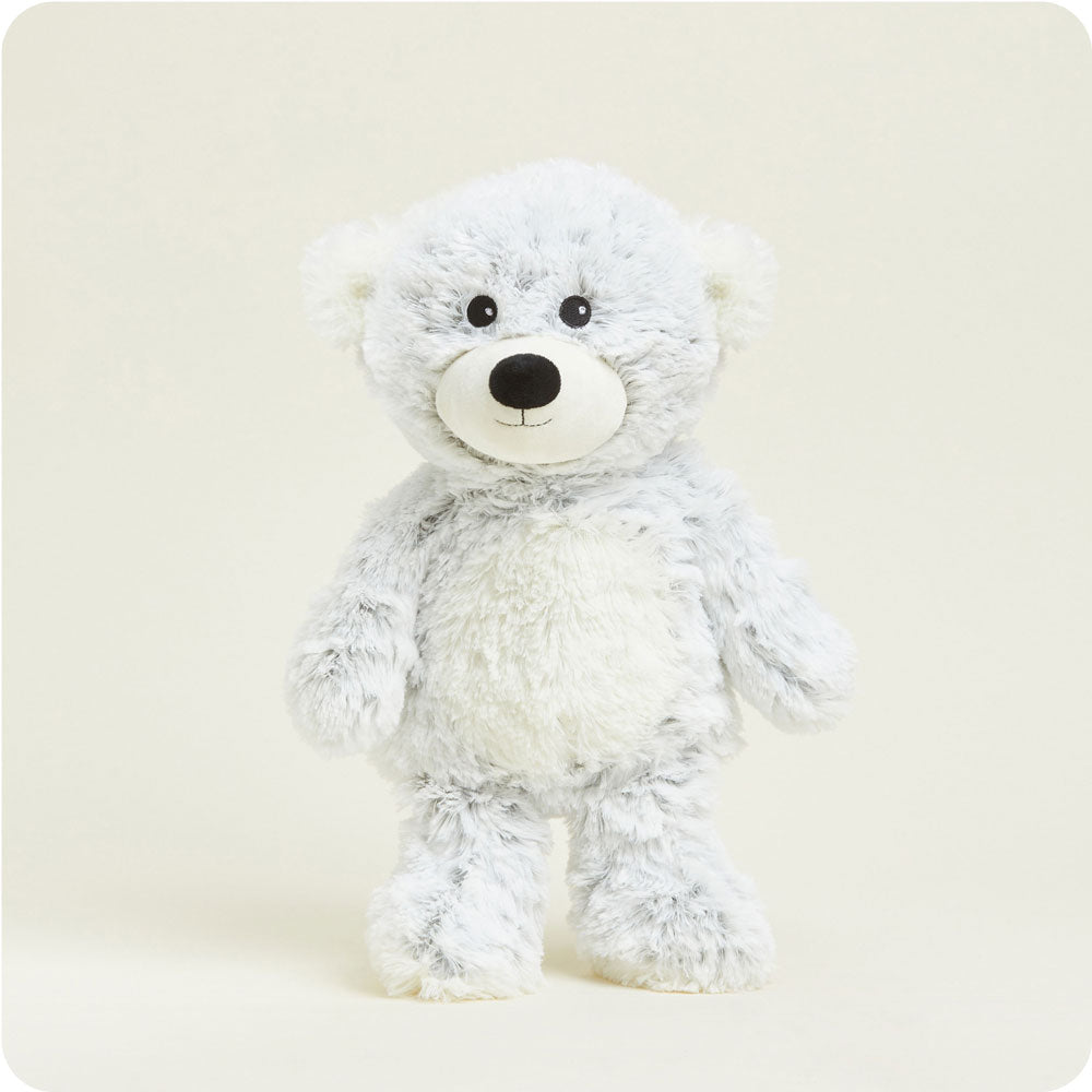 Gray Marshmallow Bear Warmies - Fresh Notes