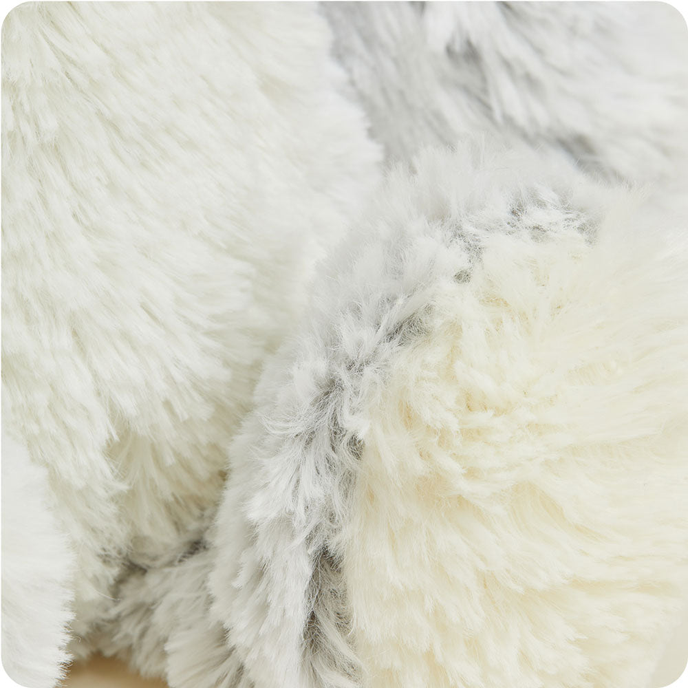 Gray Marshmallow Bear Warmies - Fresh Notes