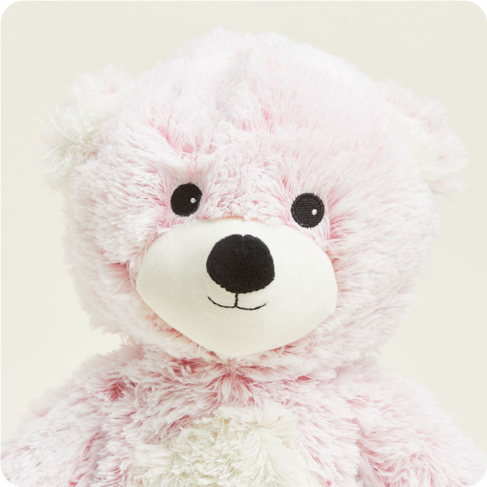 Pink Marshmallow Bear Warmies - Gentle Mist