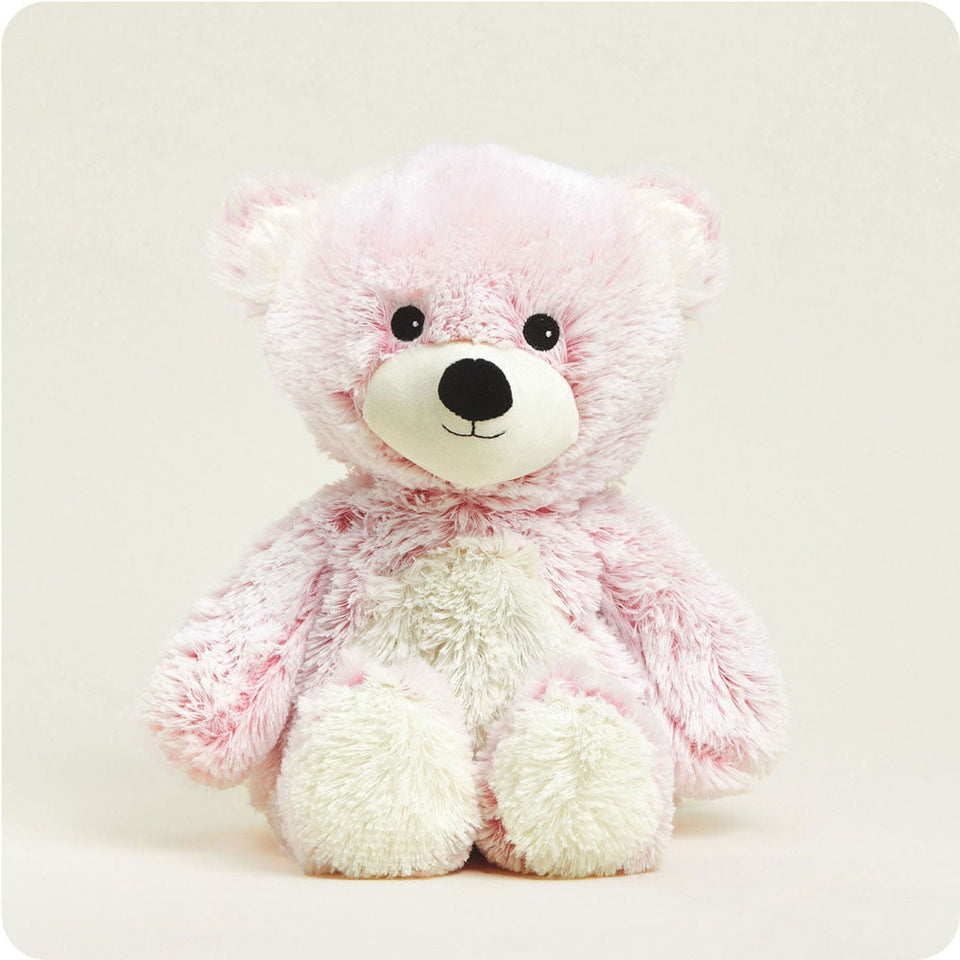 Pink Marshmallow Bear Warmies - Gentle Mist