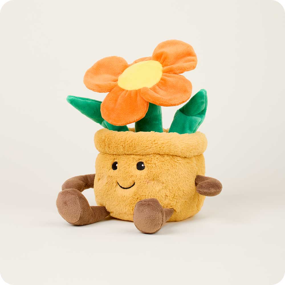 Orange Flower Pot Warmies - Clean Mood