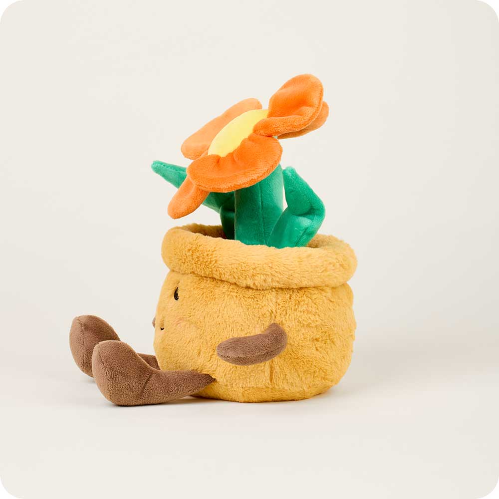 Orange Flower Pot Warmies - Clean Mood