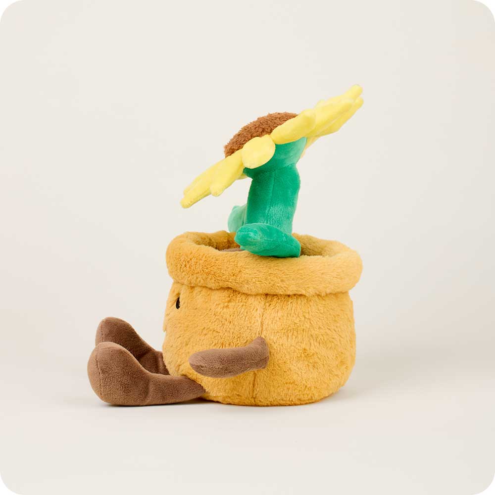 Yellow Flower Pot Warmies - Classic Notes