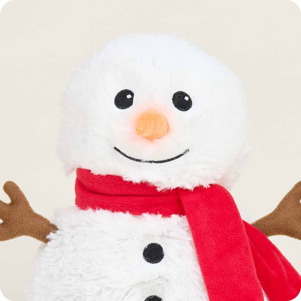 Red Scarf Snowman Warmies - Modern Blend