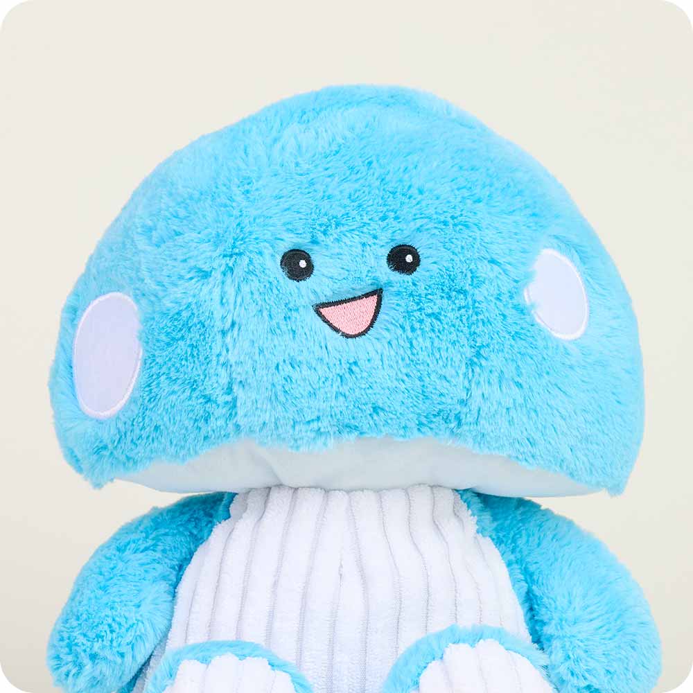 Blue Mushroom Warmies - Soft Glow