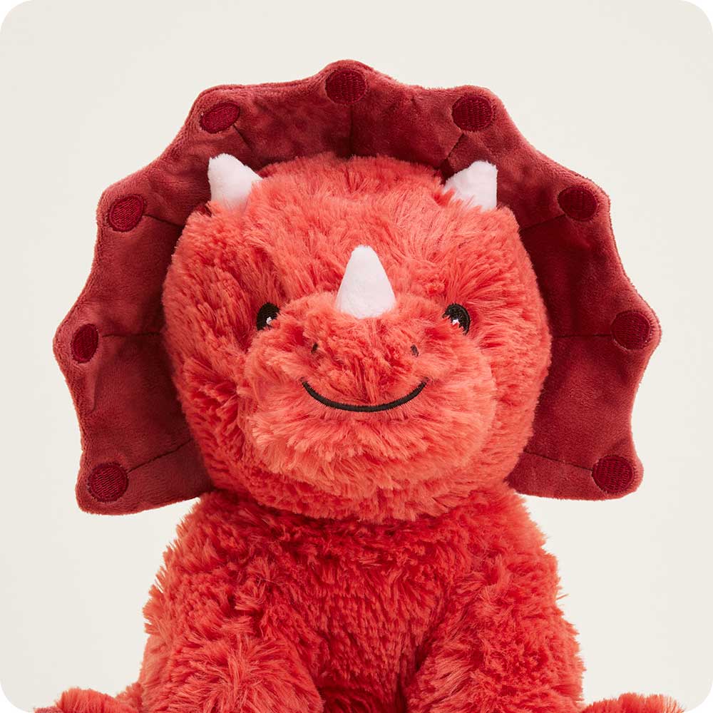 Red Triceratops Warmies - Gentle Mist