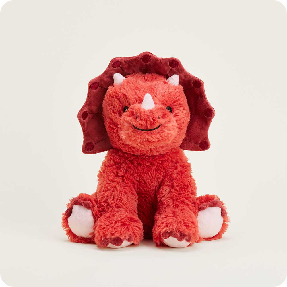 Red Triceratops Warmies - Gentle Mist