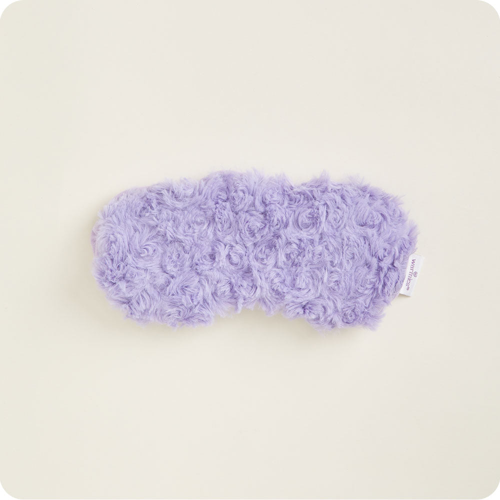 Curly Purple Eye Mask Warmies - Light Storage