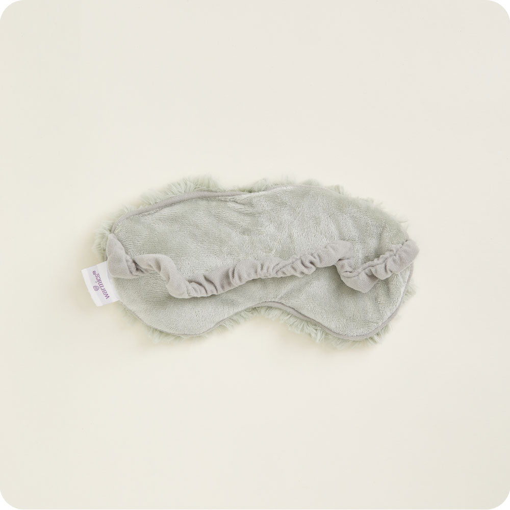 Curly Sage Green Eye Mask Warmies - Easy Stow