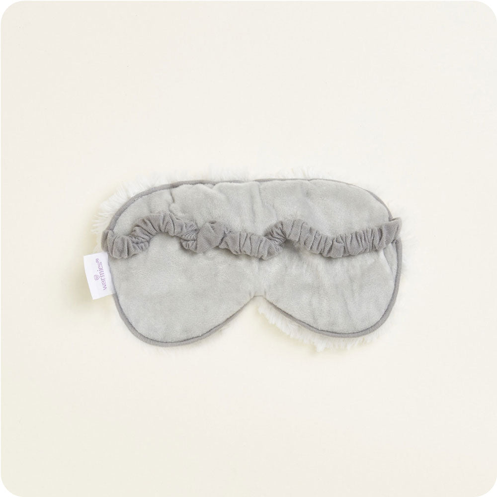 Marshmallow Gray Eye Mask Warmies - Easy Stow
