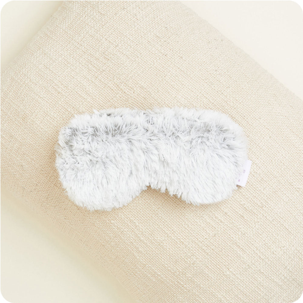 Marshmallow Gray Eye Mask Warmies - Easy Stow