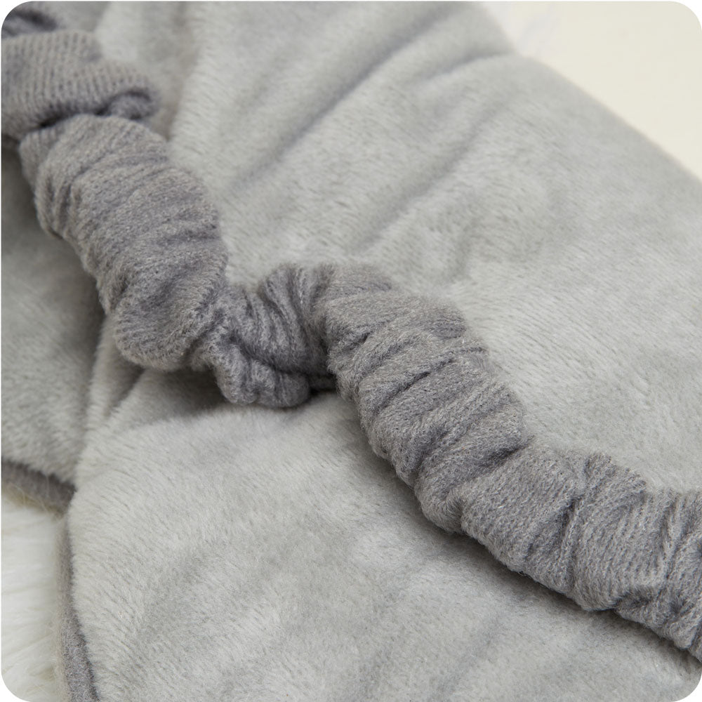 Marshmallow Gray Eye Mask Warmies - Easy Stow