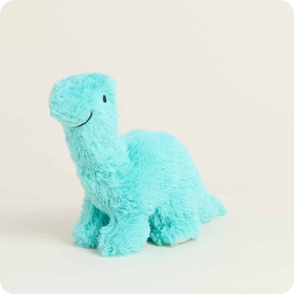 Teal Long Neck Dinosaur Warmies Junior - Cozy Glow