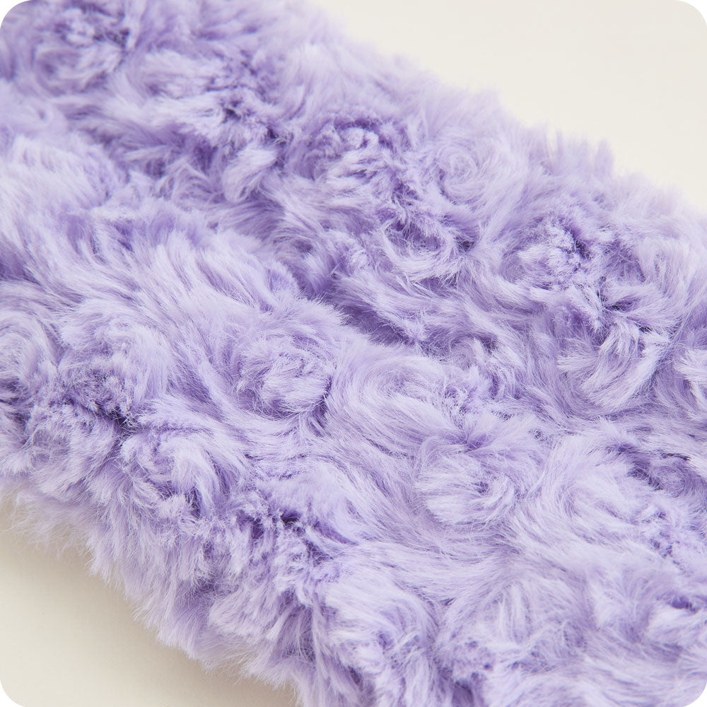 Curly Purple Neck Wrap Warmies - Easy Stow