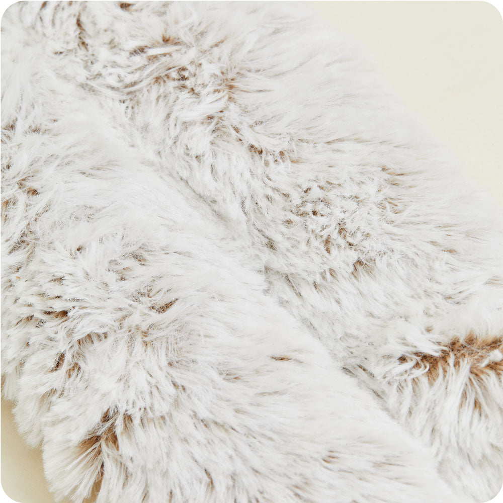 Marshmallow Brown Neck Wrap Warmies - Easy Stow