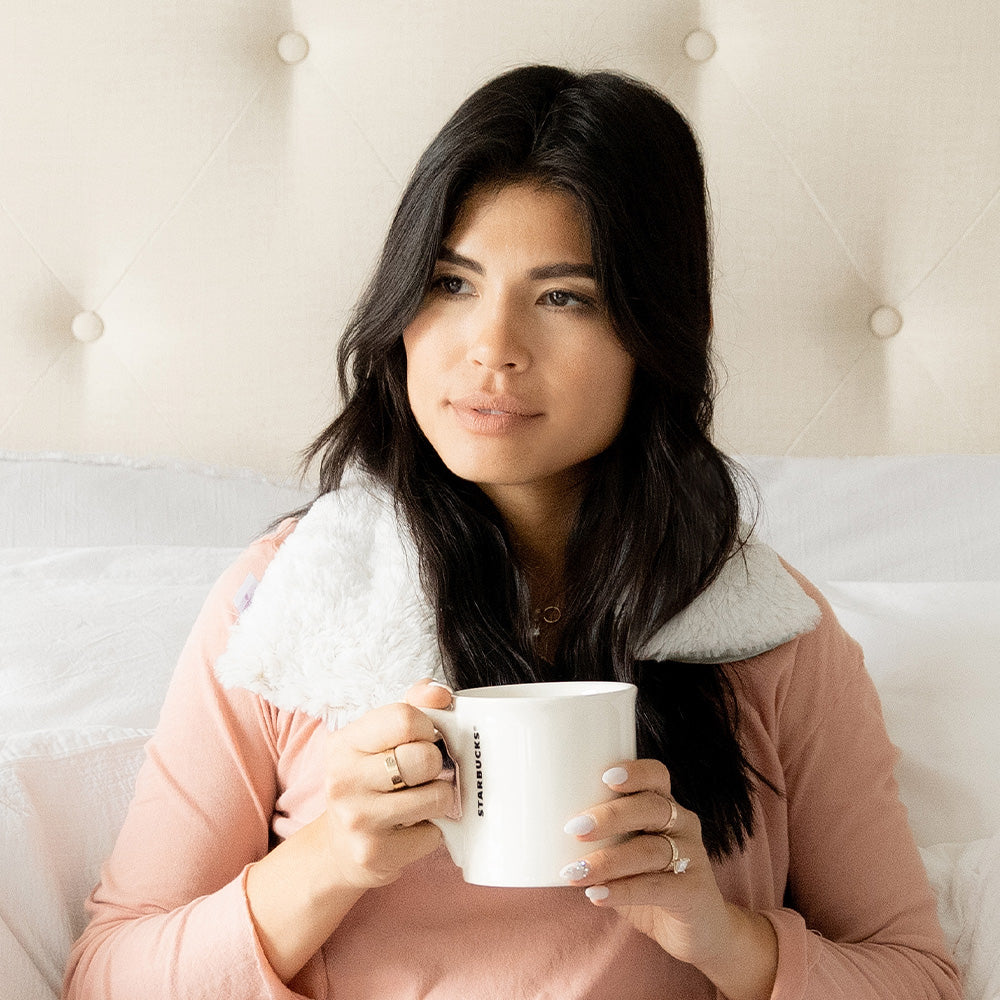 Marshmallow Gray Neck Wrap Warmies - Quick Setup