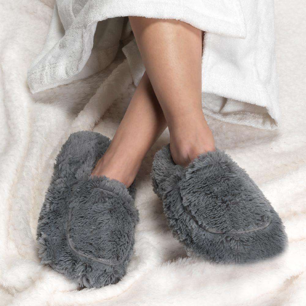 Gray Slippers Warmies® - Clean Mood