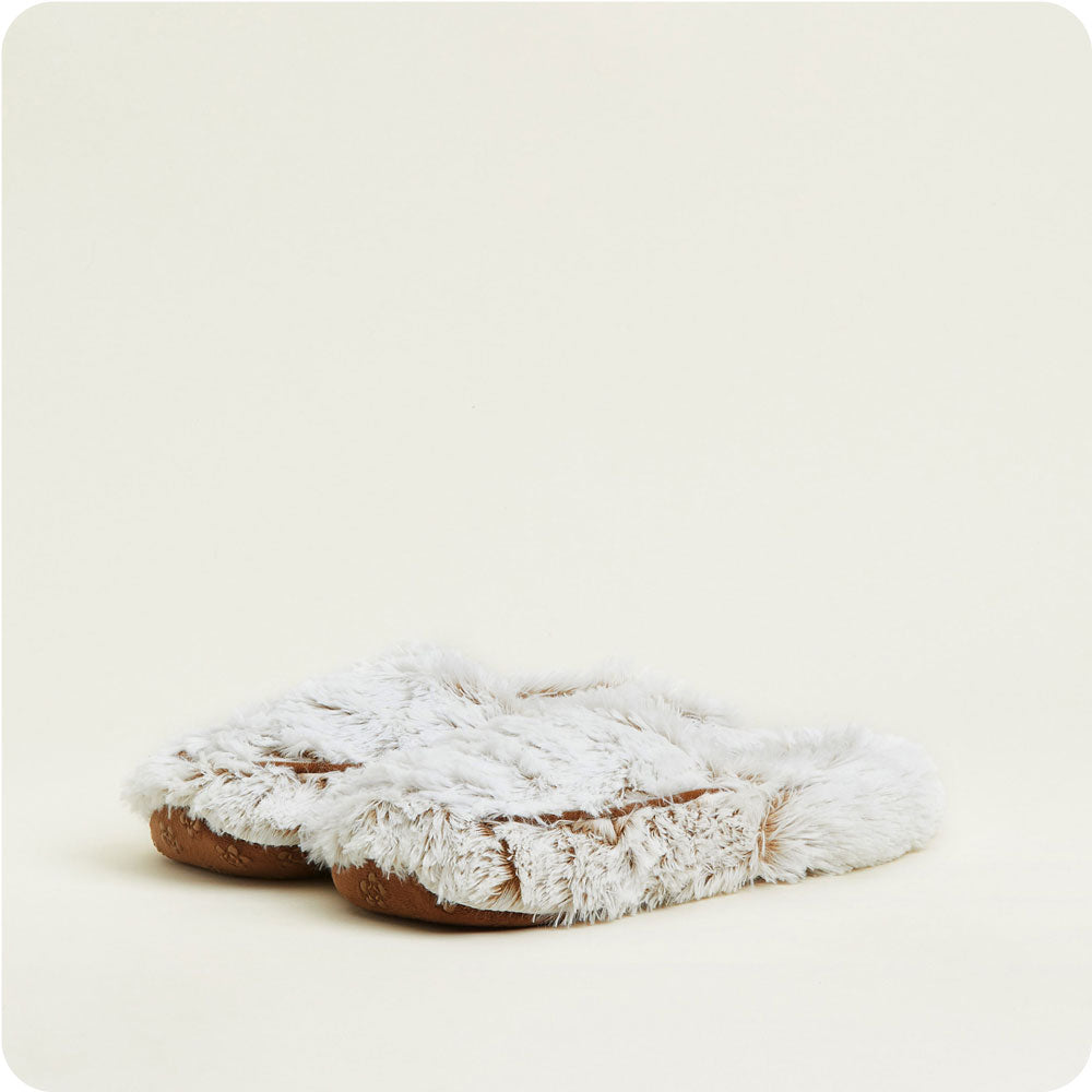 Marshmallow Brown Slippers Warmies® - Easy Spritz