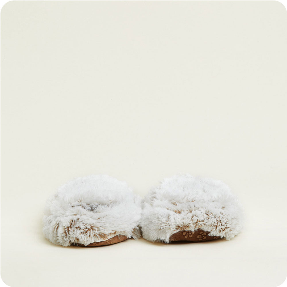 Marshmallow Brown Slippers Warmies® - Easy Spritz
