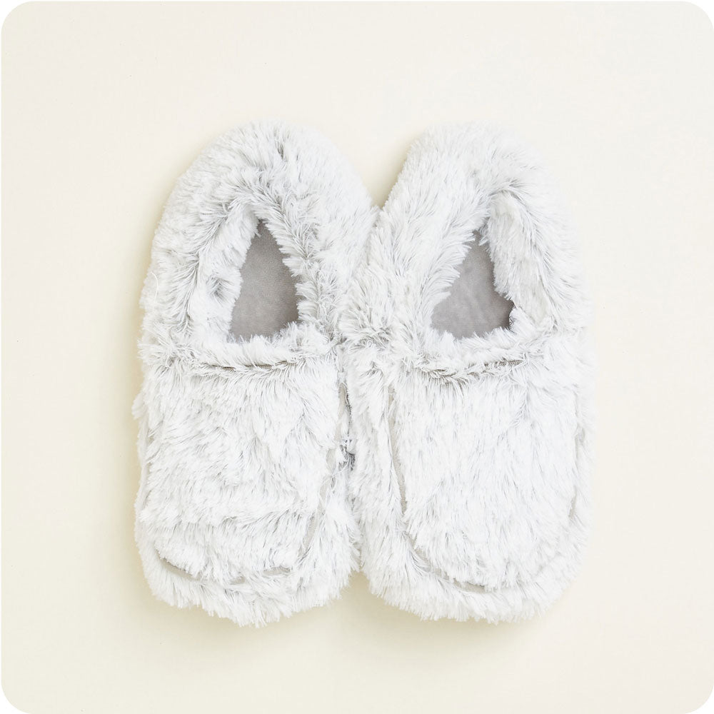 Marshmallow Gray Slippers Warmies® - Fresh Notes