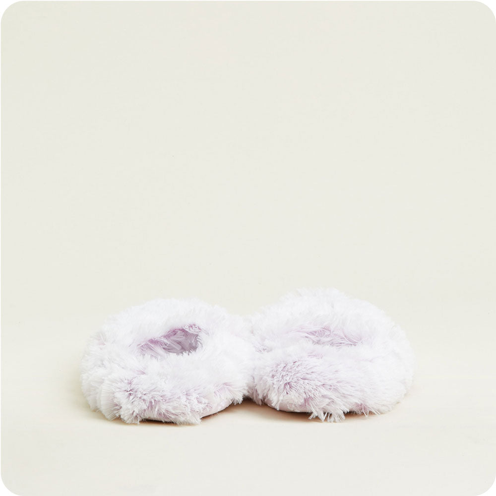 Marshmallow Lavender Slippers Warmies® - Cozy Glow