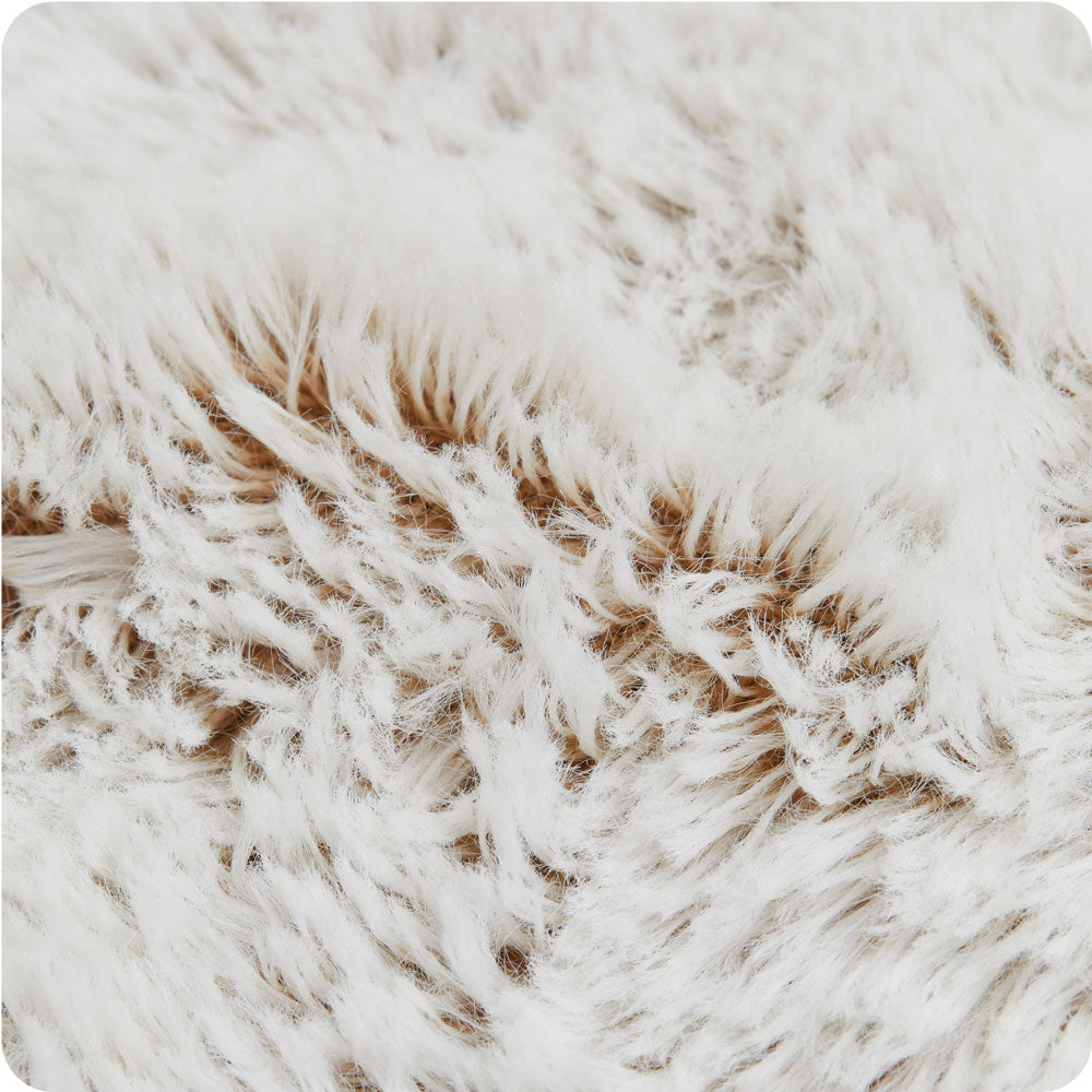 Marshmallow Brown Heart Heat Pad Warmies - Daily Comfort