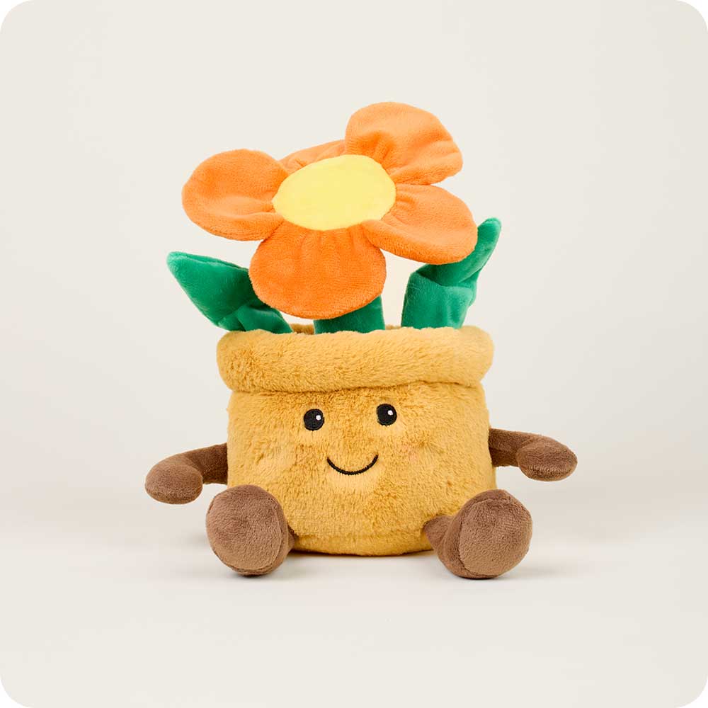 Orange Flower Pot Warmies - Clean Mood