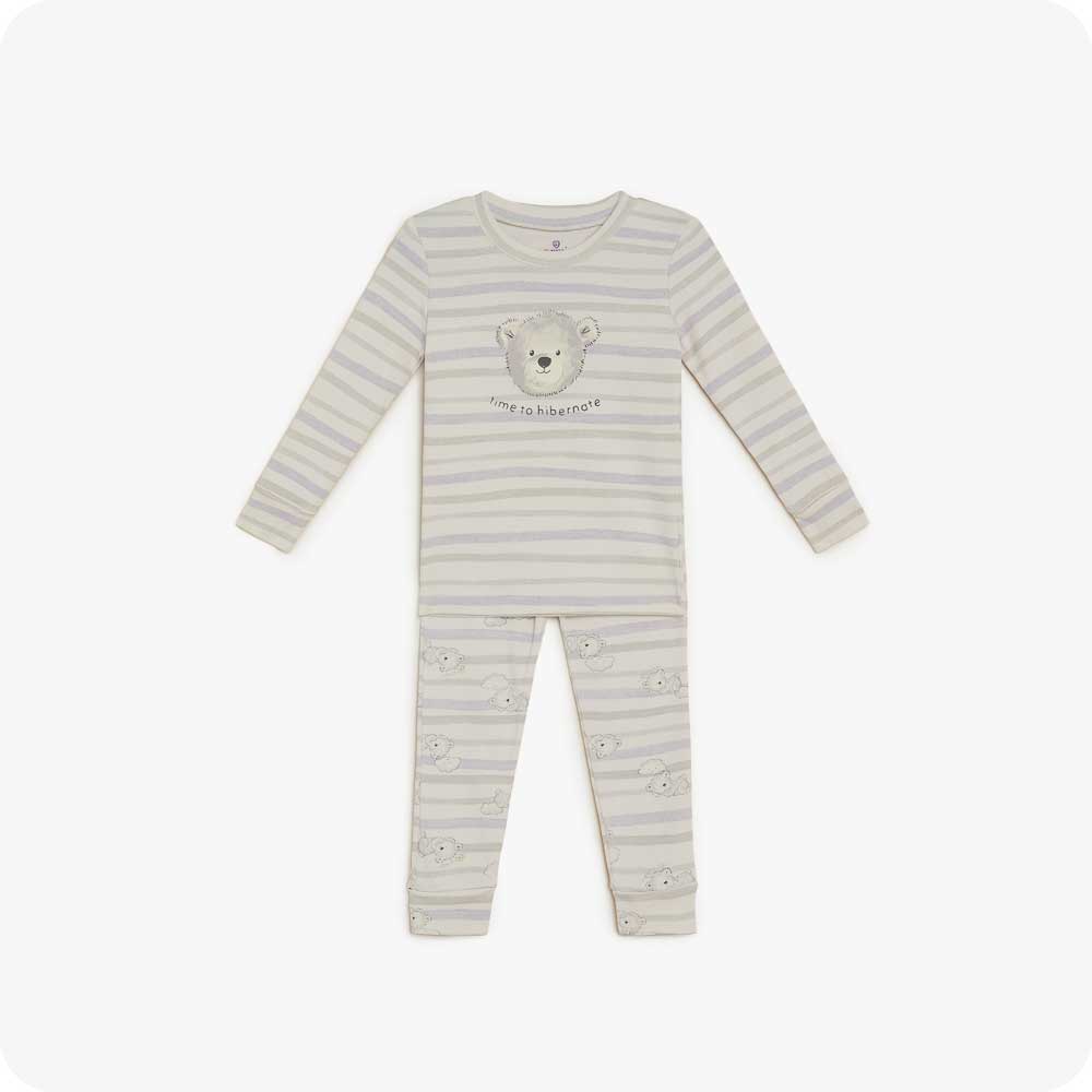 Marshmallow Bear Long Pajamas - Ready Routine