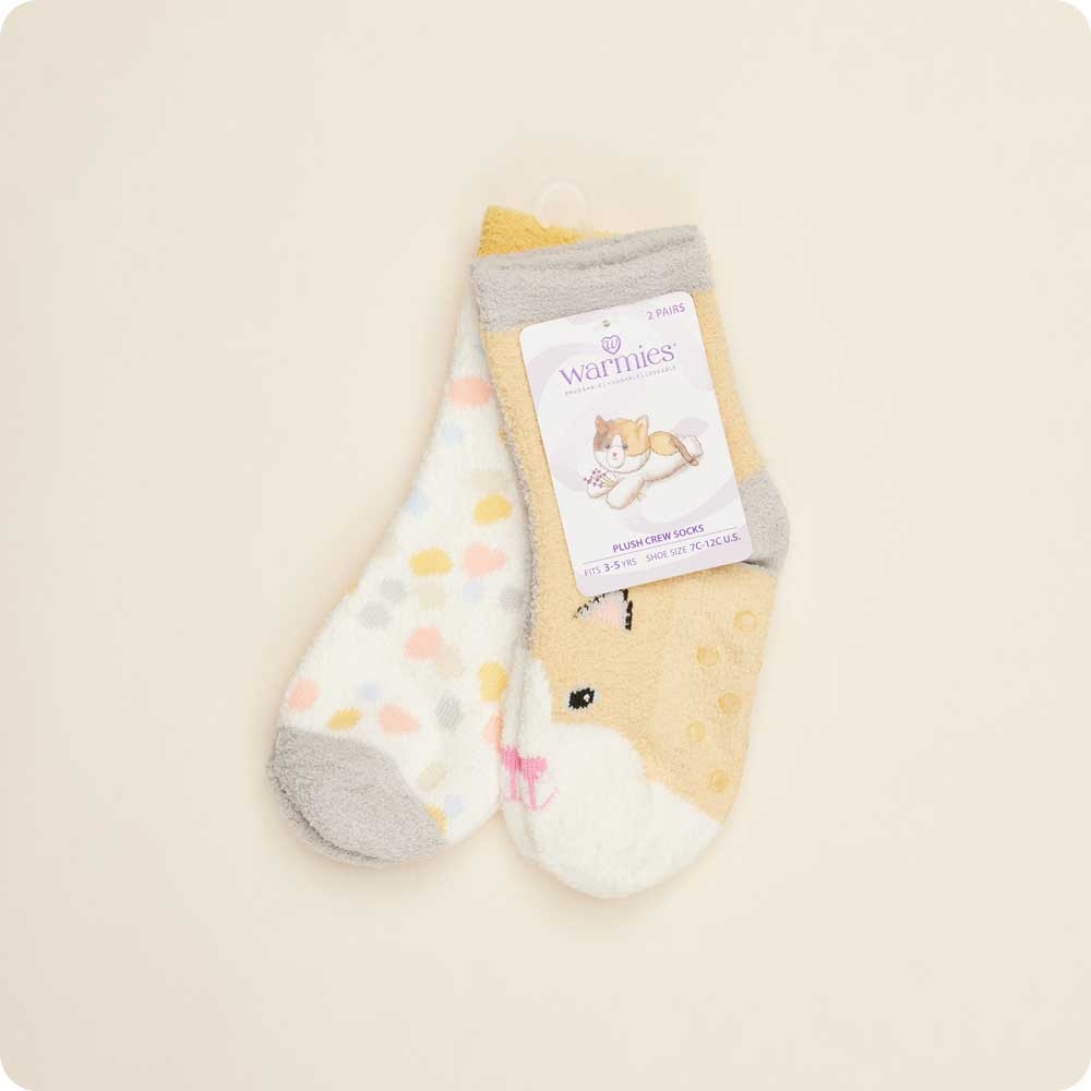 Calico Cat Non-Slip Socks - Bedtime Ready