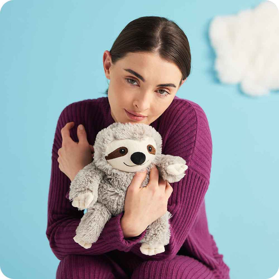 Gray Sloth Warmies - Fresh Notes