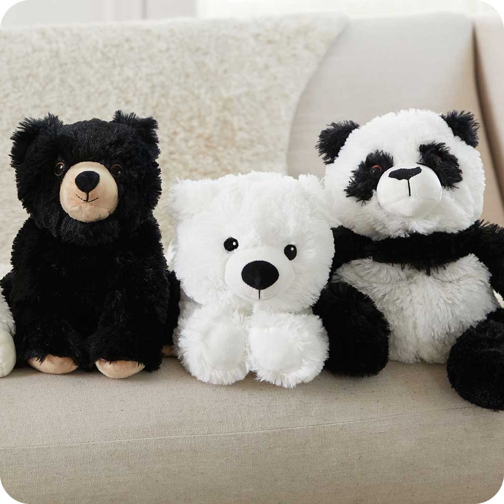 White Bear Warmies - Soft Glow