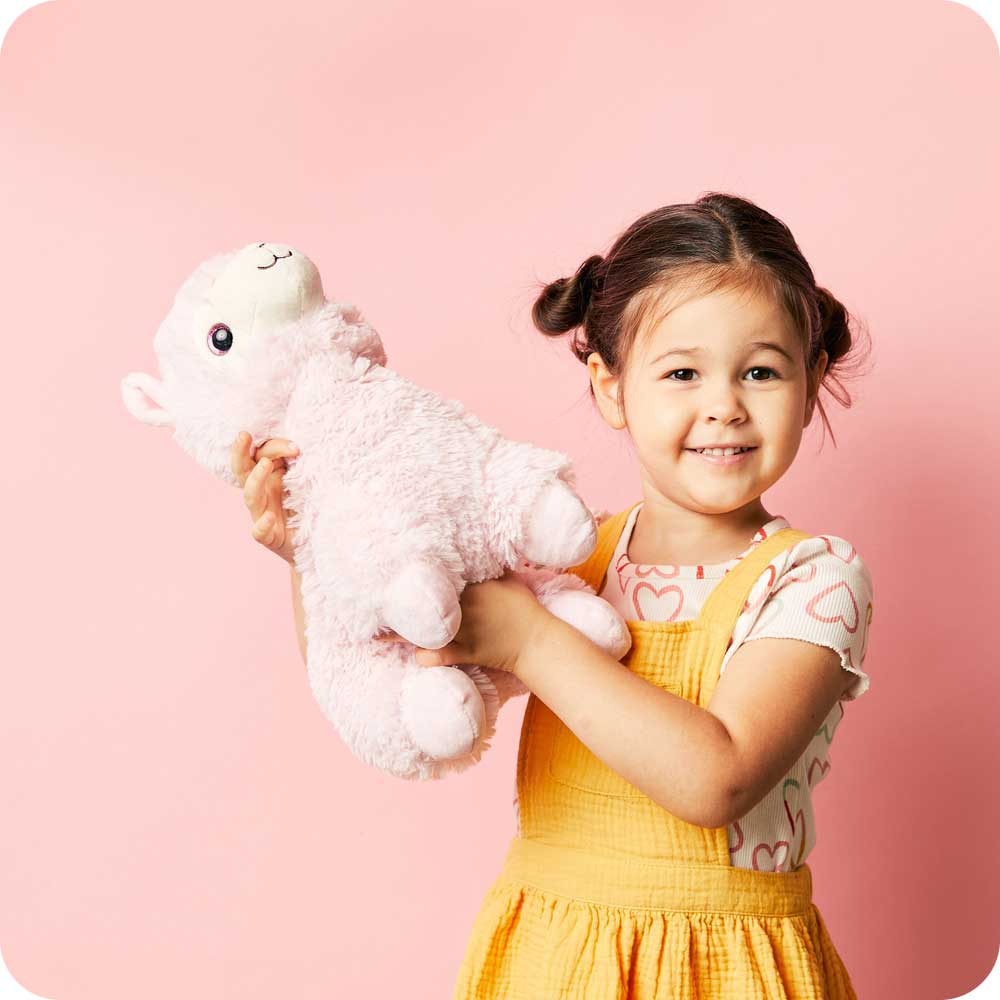 Pink Llama Warmies - Gentle Mist
