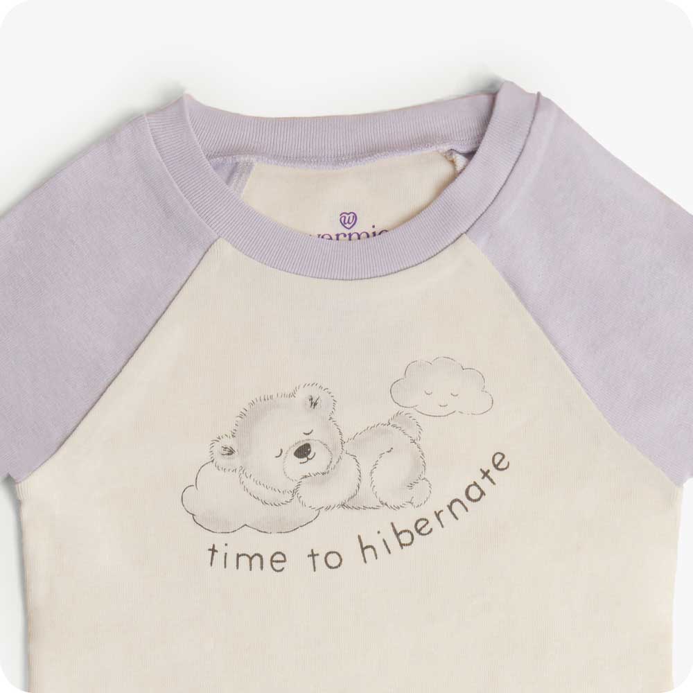 Marshmallow Bear Shorties Pajamas - Bedtime Ready