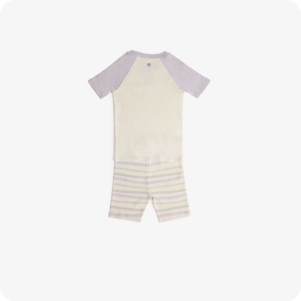 Marshmallow Bear Shorties Pajamas - Bedtime Ready