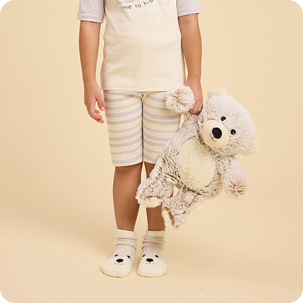 Marshmallow Bear Non-Slip Socks - Cozy Comfort