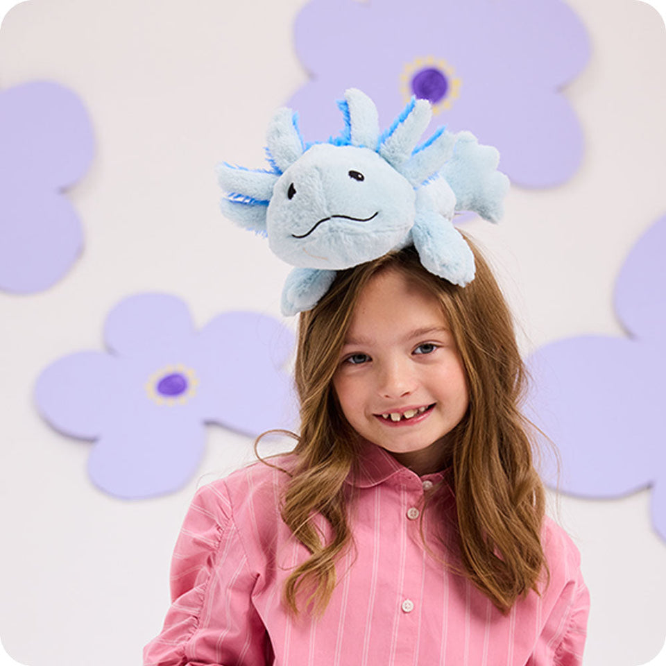 Blue Axolotl Warmies - Modern Blend