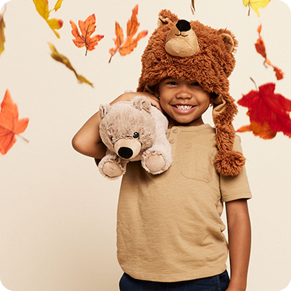 Brown Bear Warmies - Cozy Glow