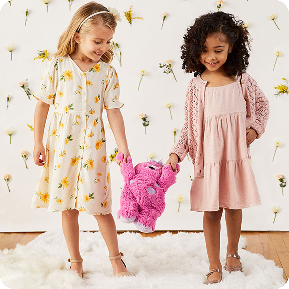 Pink Monster Warmies - Home Glow