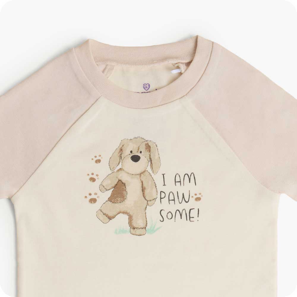 Puppy Shorties Pajamas - Quiet Comfort
