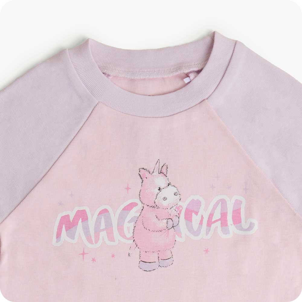 Unicorn Shorties Pajamas - Bedtime Ready