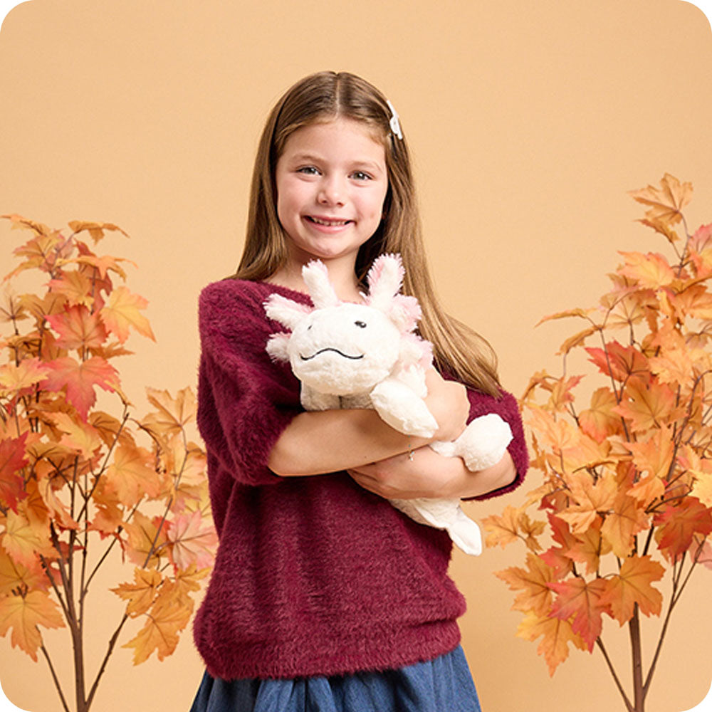 White Axolotl Warmies - Modern Blend